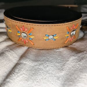 Nocona Belt Co Genuine Leather Embroidered Belt